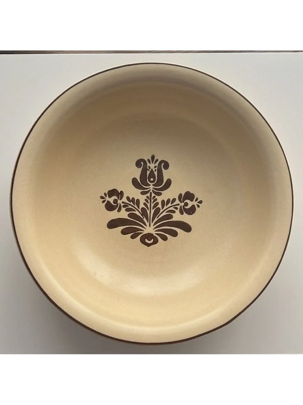 1976 Pfaltzgraff Village Collection (Made in USA) Large Salad Serving Bowl